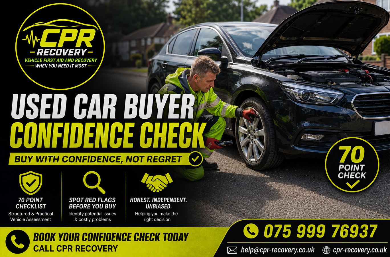 Used Car Buyers Confidence Check Service Newcastle under Lyme & Stoke on Trent